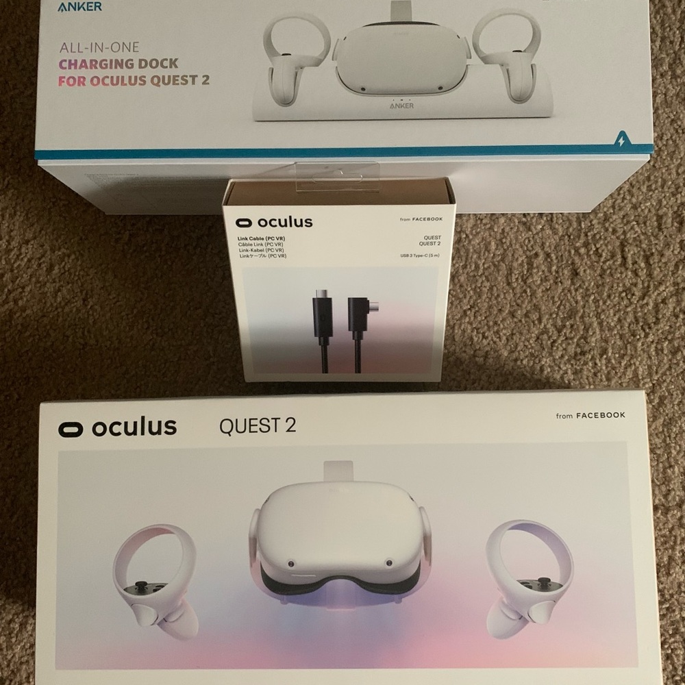 Oculus Quest 2 bundle set - Picture 1 of 8